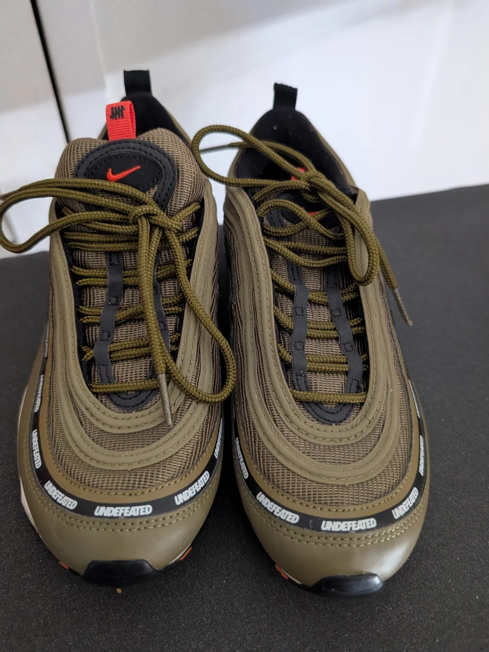Nike Olive Green Black Undefeated Air Max 97 Size 5.5y